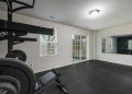 spacious gym area